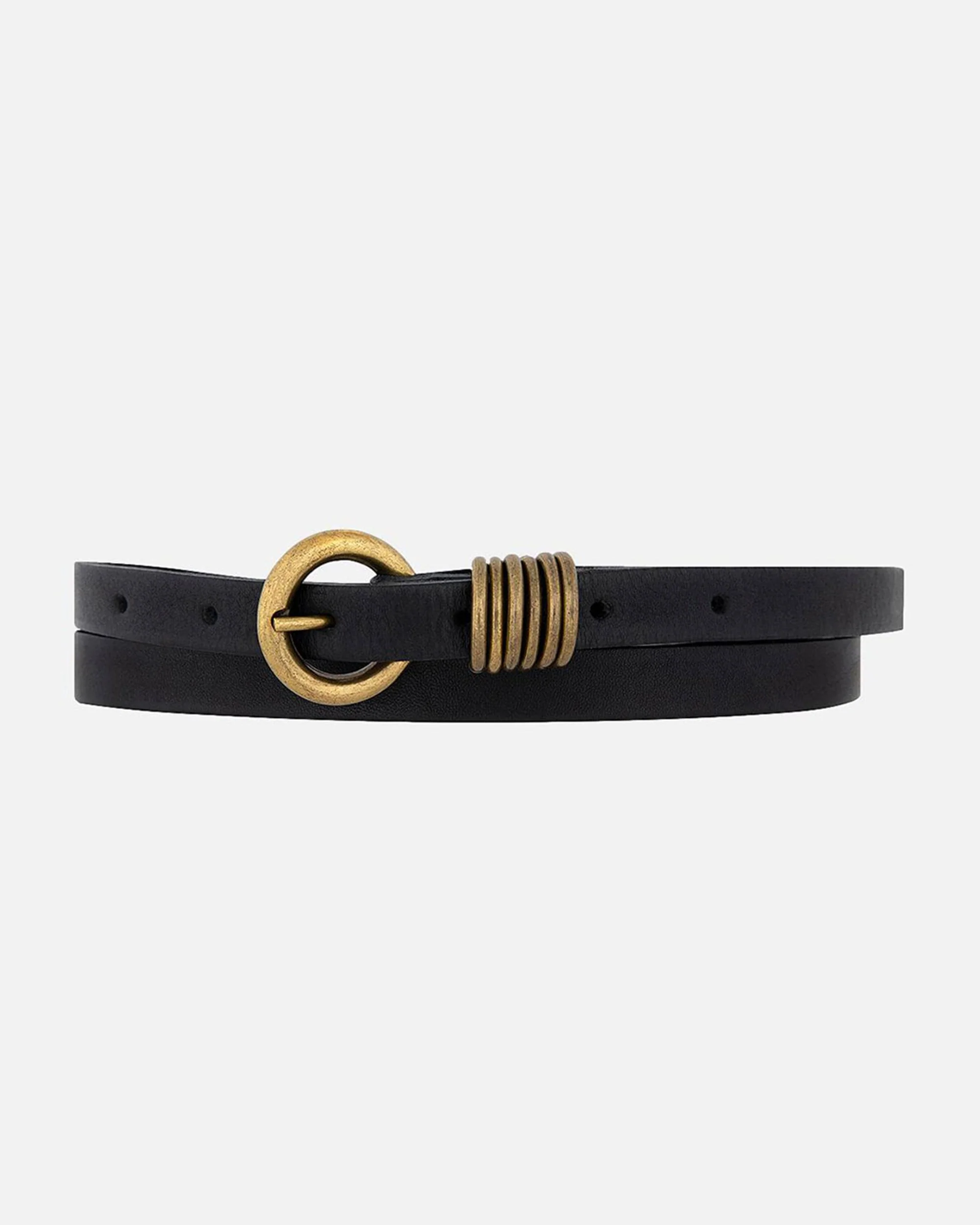 Alie | Skinny Leather Belt
