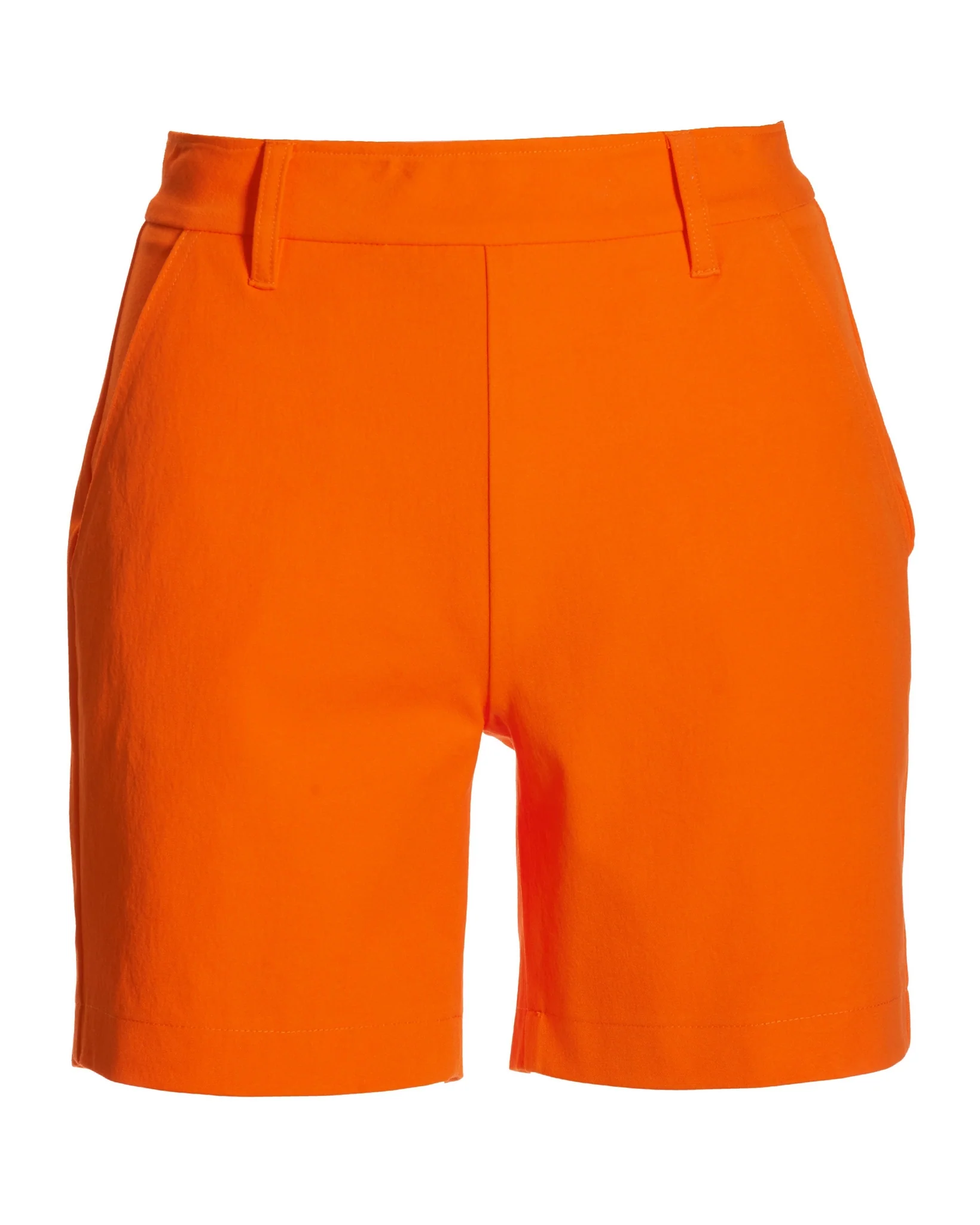 Twill Pull-On Five-Inch Short Sunset Orange