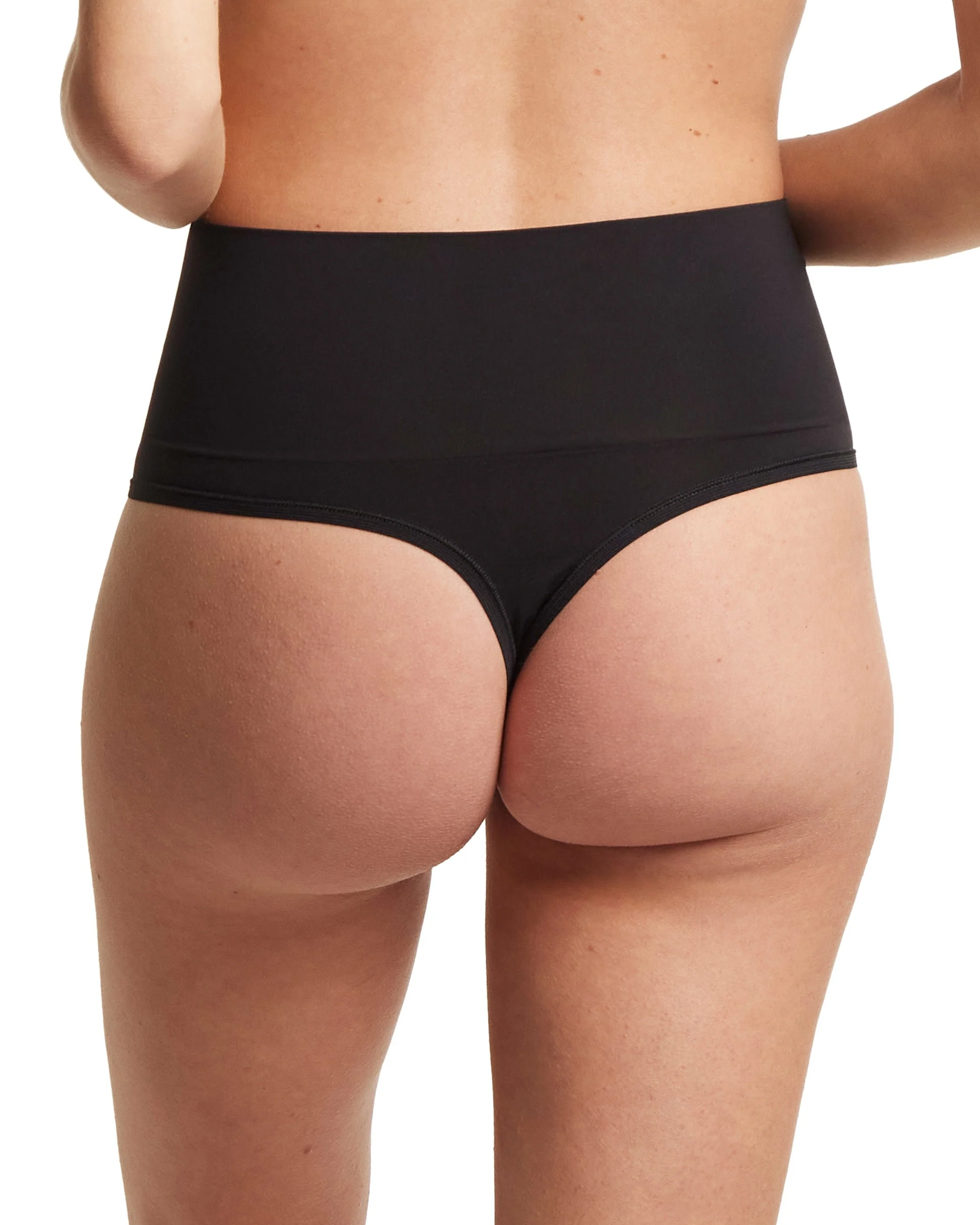 Body Midrise Thong Black