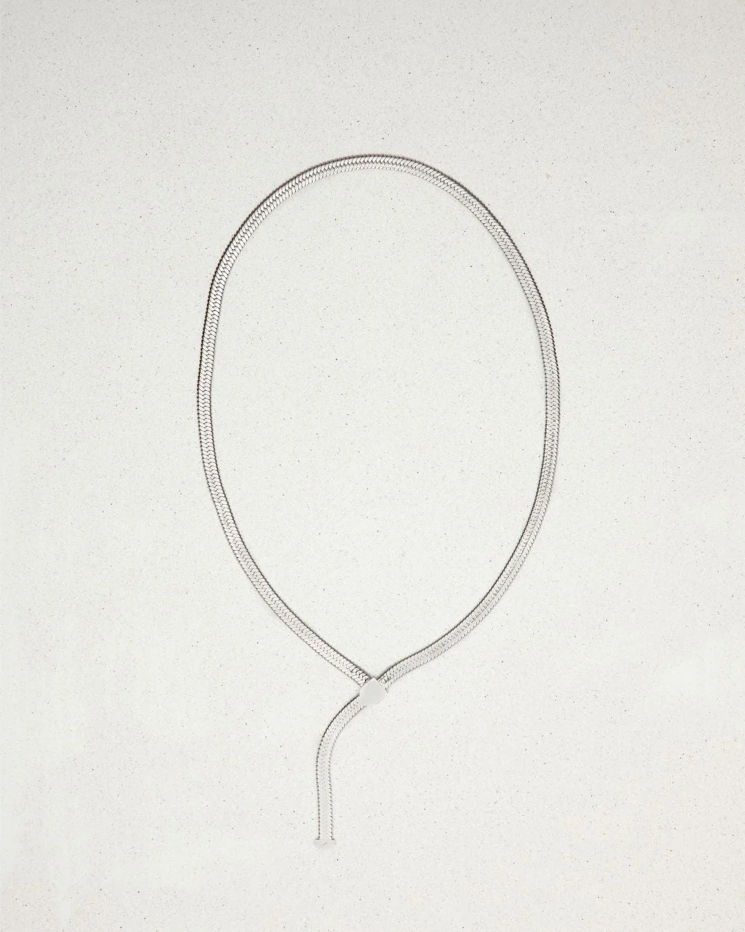 Celine Lariat Silver