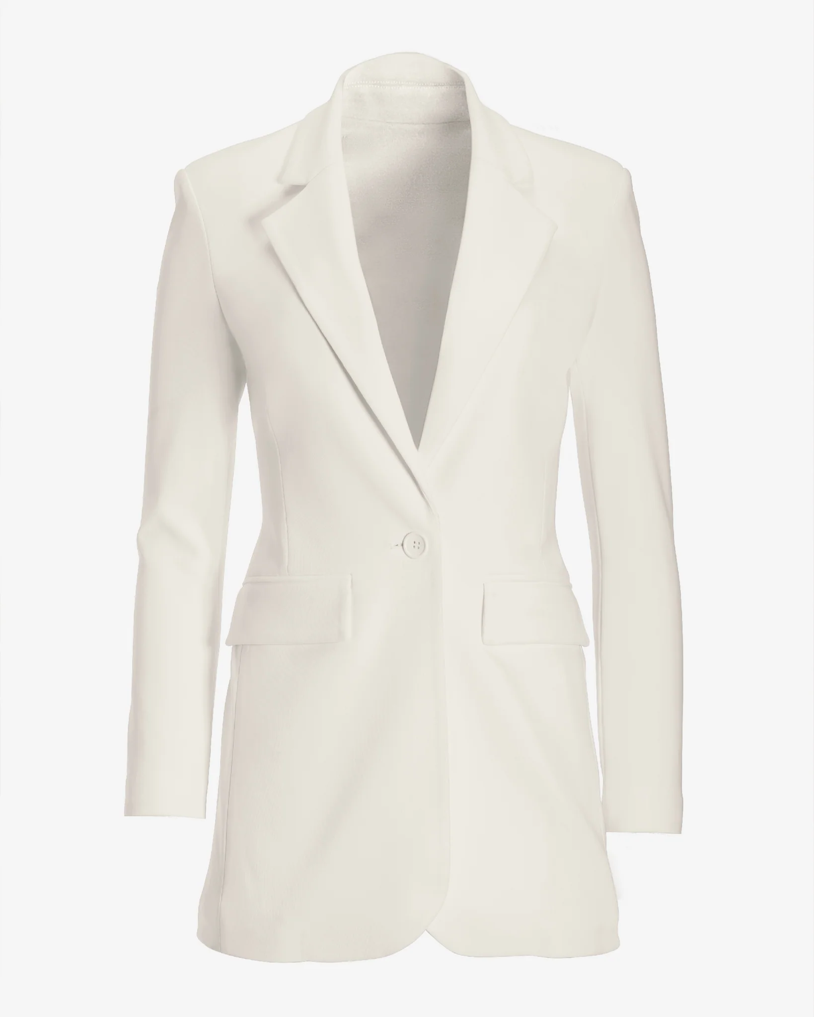 Beyond Travel Classic Boyfriend Blazer Ivory Coast