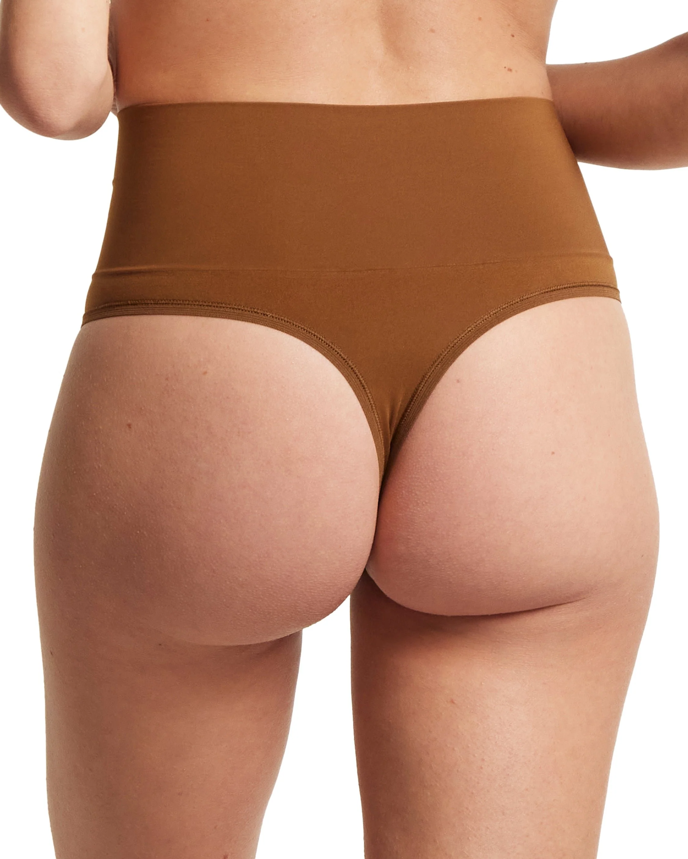 Body Midrise Thong Macchiato Brown