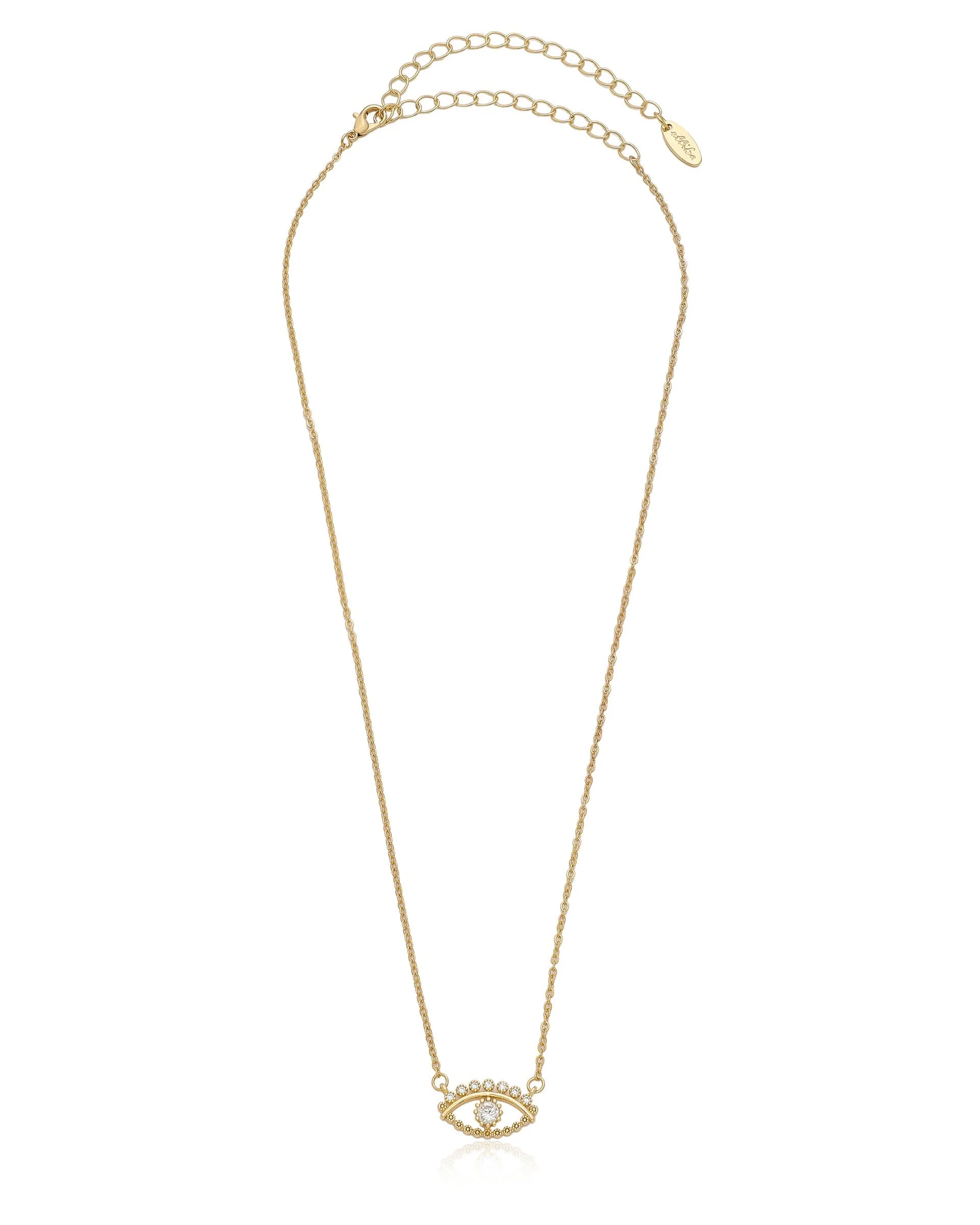 All Knowing Eye Crystal Necklace