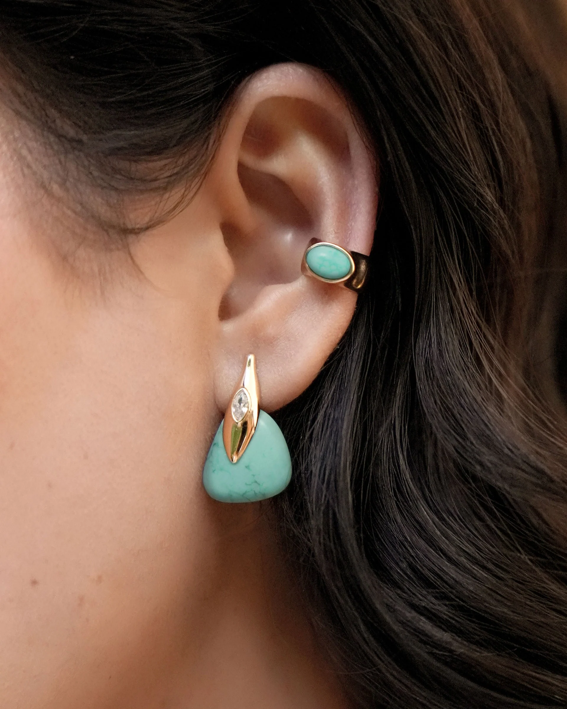 Turquoise Solstice Ear Cuff